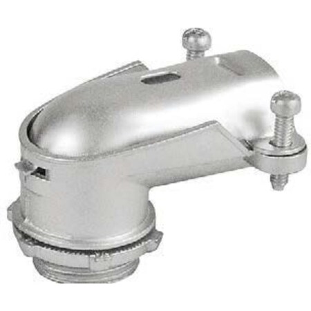 Southwire 3-1/2 in. 90 Degree Squeeze Connector for Flexible Metal Conduit SQZ-35090